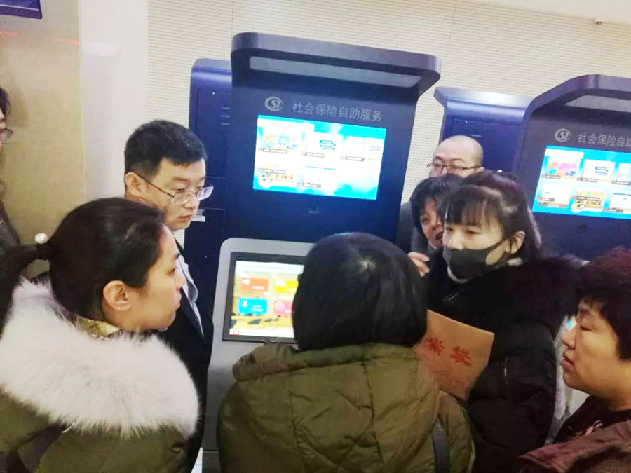 社?？ㄗx卡器模組在哈爾濱社會保障自助一體機安裝使用